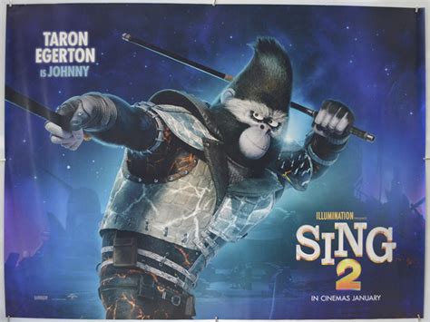 Sing 2 Johnny Version Original Movie Poster