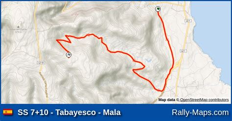 Mapa Harmonogram Profil Elewacji OS 7 10 Tabayesco Mala Rally