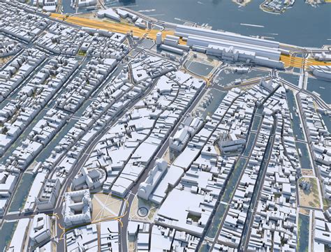 Amsterdam Netherlands Downtown 8km - 3D Model by 3dstudio