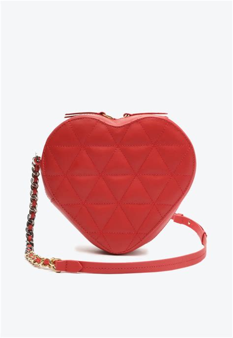 Bolsa Tiracolo Vermelha Schutz Love Couro Zz Mall