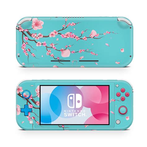 Nintendo Switch Lite Skin Decal Cherry Blossom Etsy