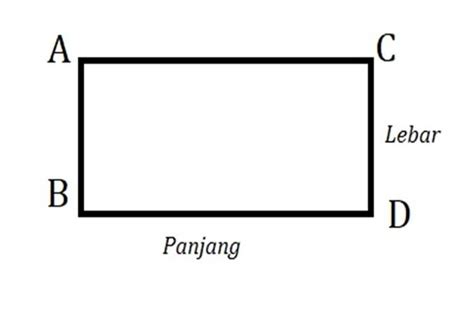 Bangun Persegi Panjang Pengertian Ciri Dan Rumus Keliling Serta Luas