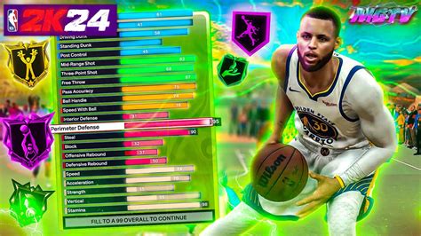 Nba 2k24 Steph Curry Build Demi God Point Guard Build Best Guard