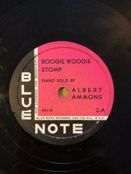 Albert Ammons And His Rhythm Kings Boogie Woogie Stomp Lyrics