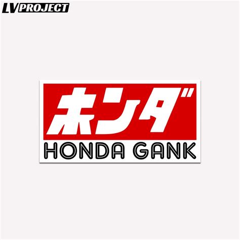 Jual Stiker Honda Gank Laminasi Glossy 7cm Sticker Logo Honda Gank Shopee Indonesia