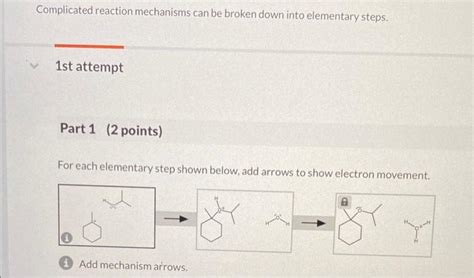 Solved Complicated reaction mechanisms can be broken down | Chegg.com