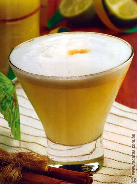 Pisco Sour Tragos Y Cocteles Recetas Bolivianas