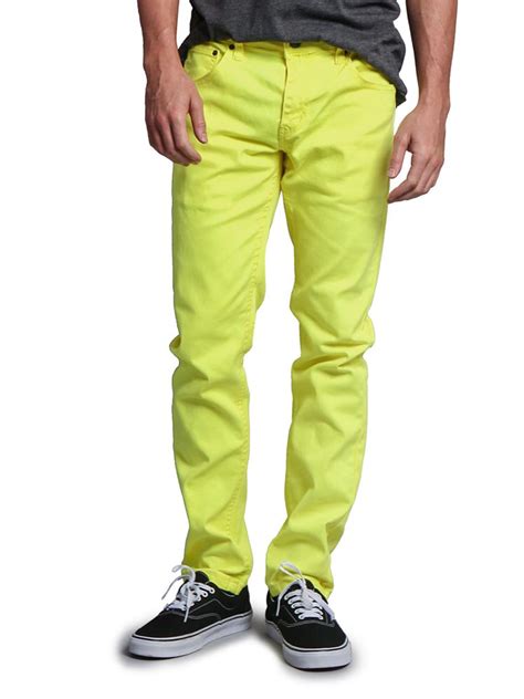 Victorious Victorious Men S Skinny Fit Color Stretch Jeans DL937