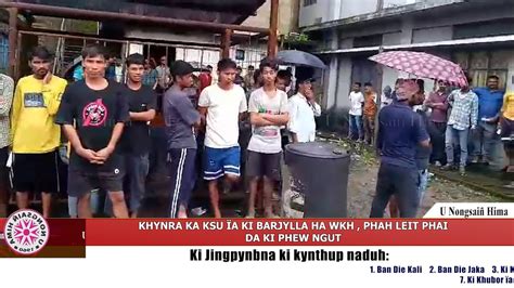 KHYNRA KA KSU ÏA KI BARJYLLA HA WKH PHAH LEIT PHAI DA KI PHEW NGUT