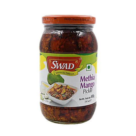 Buy Swad Pickle Methia Mango Online At Best Price Of Rs Bigbasket