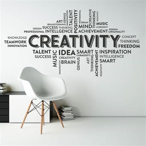 Creativity Strategy Concept Office Background Inspirational Quotes ...