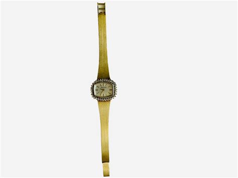 14k Yellow Gold Milord Women Wrist Watch For Sale at 1stDibs