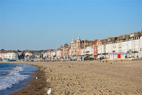 Playa Y Promenade De Weymouth Imagen Editorial Imagen De Europa