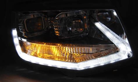 LAMPY REFLEKTORY VW T6 15 CHROME LED TRU DRL Sklep Internetowy Tomito Pl