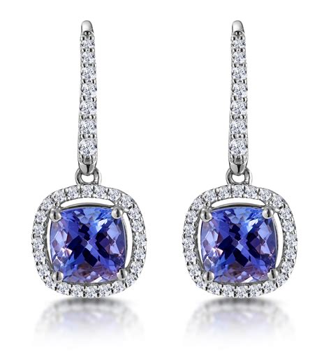 Tanzanite Earrings The Diamond Store