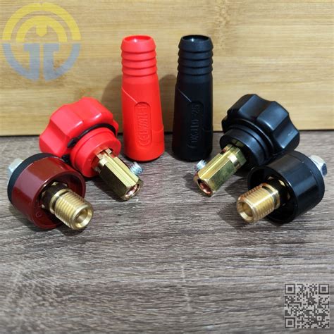 High Performance Welding Cable Connector Plug And Socket Set Threaded Dkj 10 25 315a Shopee