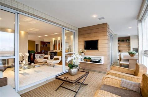 varanda integrada  sala casa decorada blog de ideias