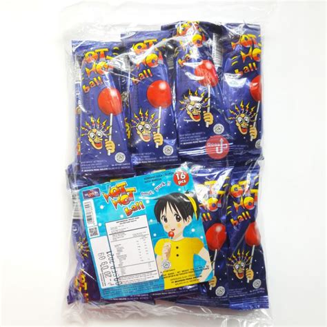 Jual Permen Hot Hot Ball Permen Kaki Hot Hot Pop Pack Isi Pcs Shopee Indonesia