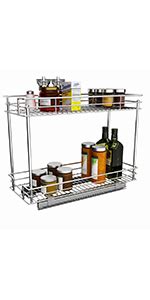 Amazon Sikarou Pull Out Cabinet Organizer Heavy Duty Slide Out