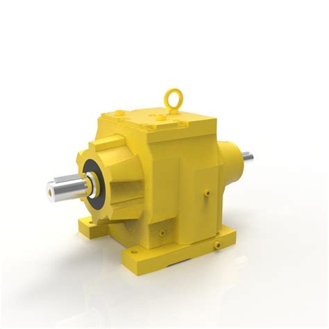 Helical Bevel Electric Motor Speed Reduction Gearbox R Series Linear