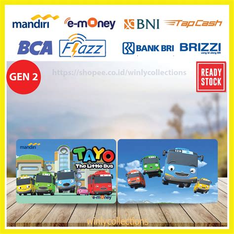 Jual Kartu Emoney E Toll Anime Tayo The Little Bus E Money Etoll