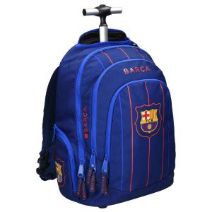 Sac Dos Roulettes Fc Barcelone Rayures Cm Cartable Trolley Fcb