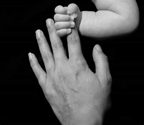 170 Baby Human Hand Holding Hands Black And White Stock Photos