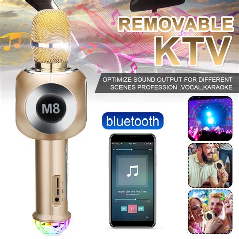 Wireless Portable Handheld Bluetooth Microphone Ktv Handheld Mic