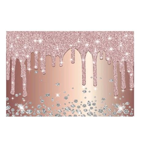 Birthday Party Table and Photography Backdrop - Pink Glitter | Shop ...