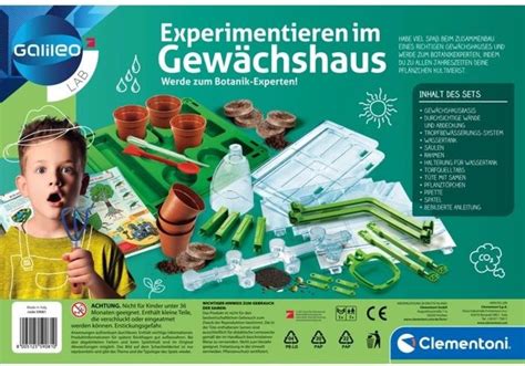 Clementoni Galileo Experimentieren im Gewächshaus kaufen