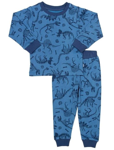 Pyjama Enfant En Coton Bio Motif Dinosaures