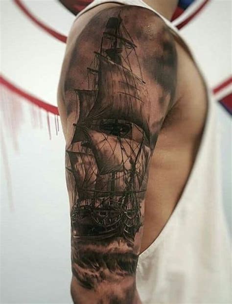 Tatuagem de Barco e Navio Significado 20 Ideias Incríveis para se