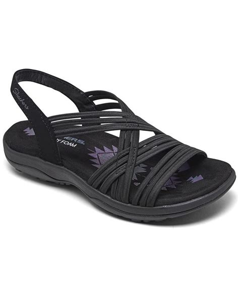 Skechers Womens Reggae Slim Simply Stretch Sandals From Finish Line