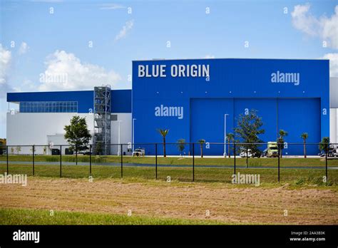 blue origin production facility near the kennedy space center florida ...