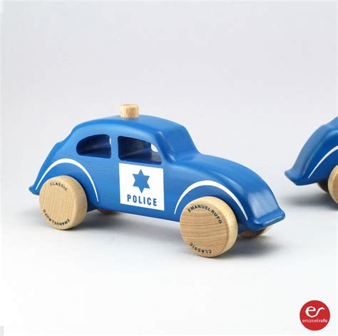 Wood Toy Police Car Wooden Toy Design Classic Car For Toddlers Cl 12