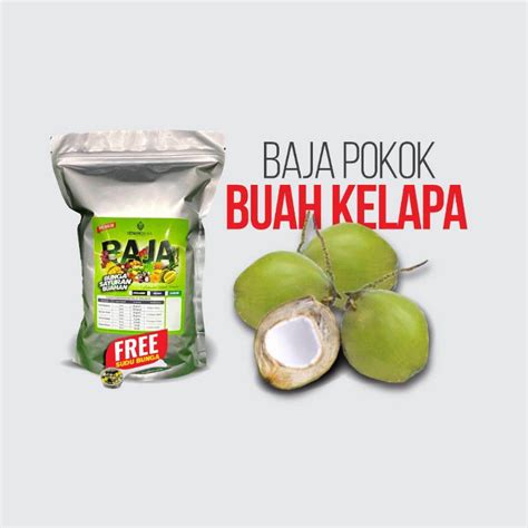 Baja Pokok Kelapa Pelbagai 15kg Shopee Malaysia