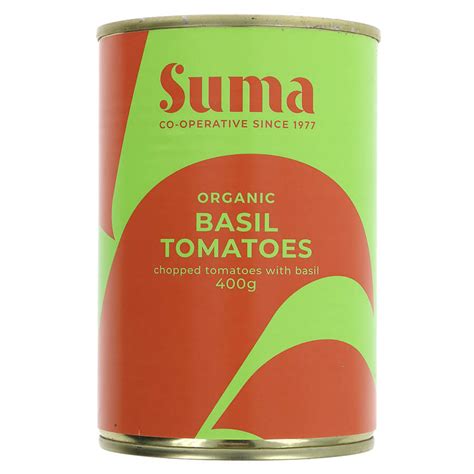 MaxMart Online Suma Organic Basil Tomatoes 400g