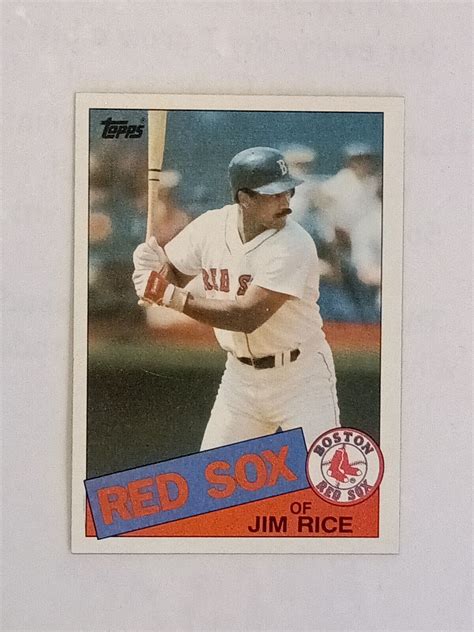 Topps Jim Rice Baseball Cards Ebay