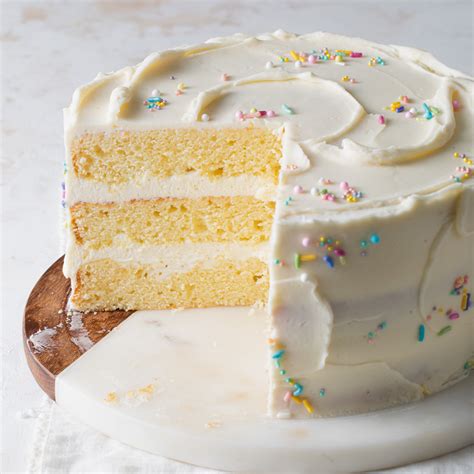 Yellow Birthday Cake