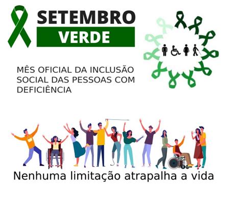 Setembro Verde M S Da Inclus O Social De Pessoas Defici Ncia