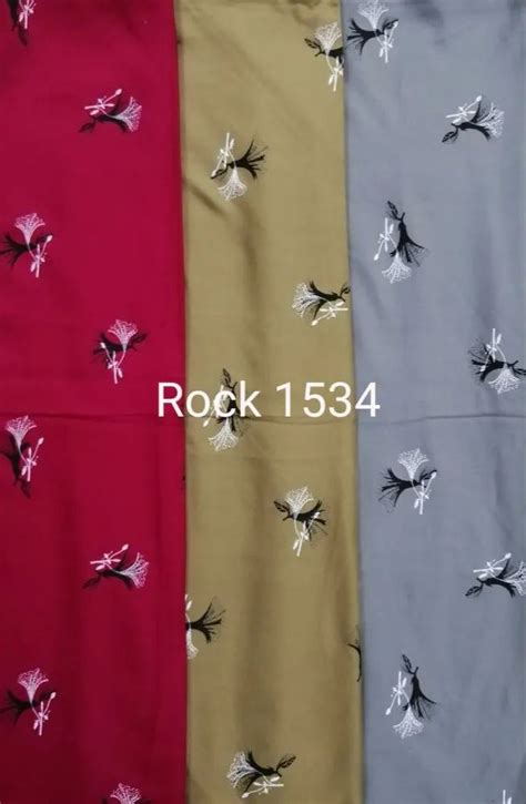 Printed Rayon Kurti Fabric Packaging Type Lump At Rs Meter In