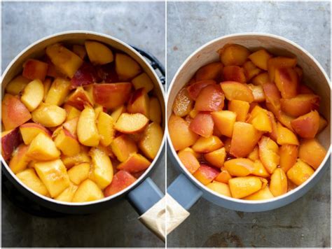 Easy Peach Compote 3 Ingredients Veggie Desserts