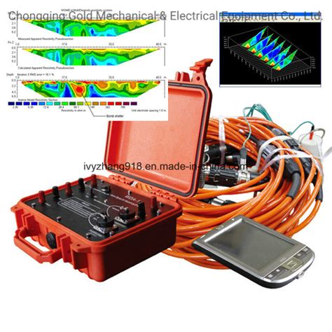 China Ert Electrical Resistivity Imaging For Ground Water Detector