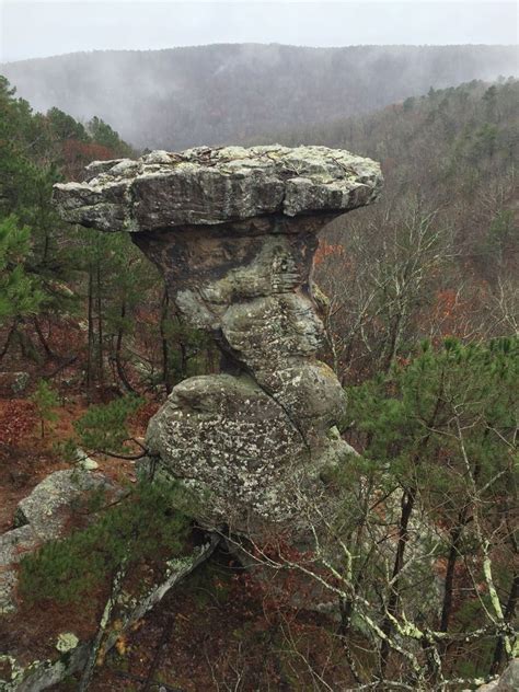 Rock formation on Pedestal Rocks trail AR. [OC][1920x1080] Some ...