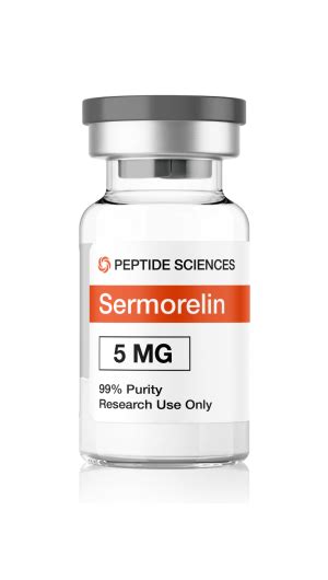 Sermorelin 5mg 99 Purity Usa Made Peptide Sciences