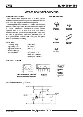 Jrc D Datasheet Pdf Japan Radio Corporation