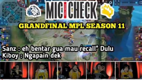 Penuh Emosi Onic Taunting Evos Legends Mic Check Onic Vs Evos