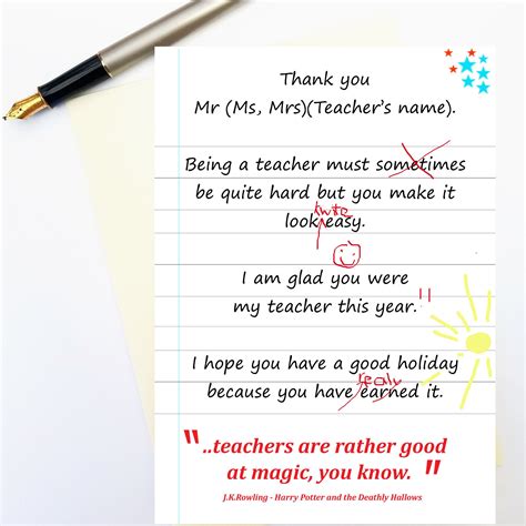 Teacher Thank You Card Personalised Teacher Card Custom Made Etsy In 2021 Teacher Thank You