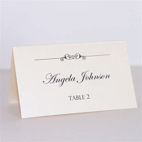 Amscan Imprintable Place Card Template Kaesg Blog