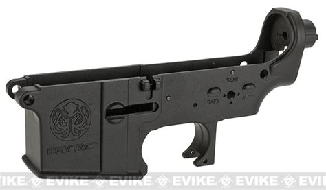 Krytac Trident Series Lower Receiver For M4 M16 Airsoft Aeg Rifles Black Accessories